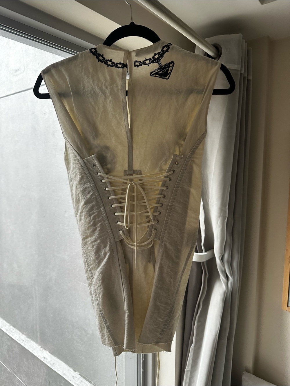 RARE Prada Cotton Graphic Top - Picture 4 of 6